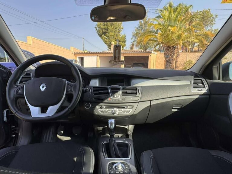 Black rental car exterior front view