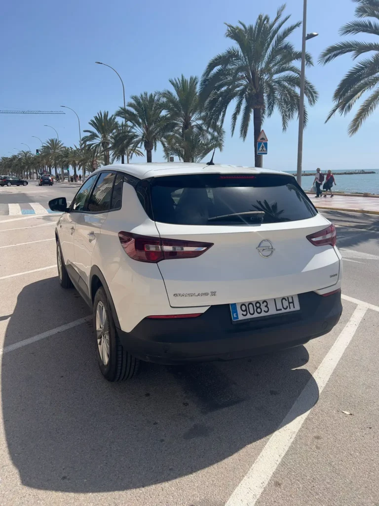Opel Mokka rental car Costa Blanca beach location