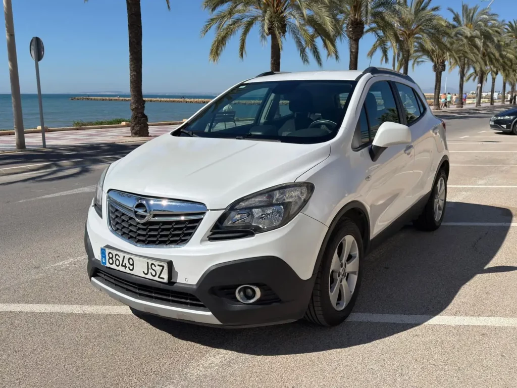 Opel Grandland white SUV rental car Costa Blanca