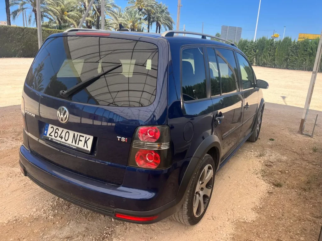 Volkswagen TSI rear view rental car Costa Blanca